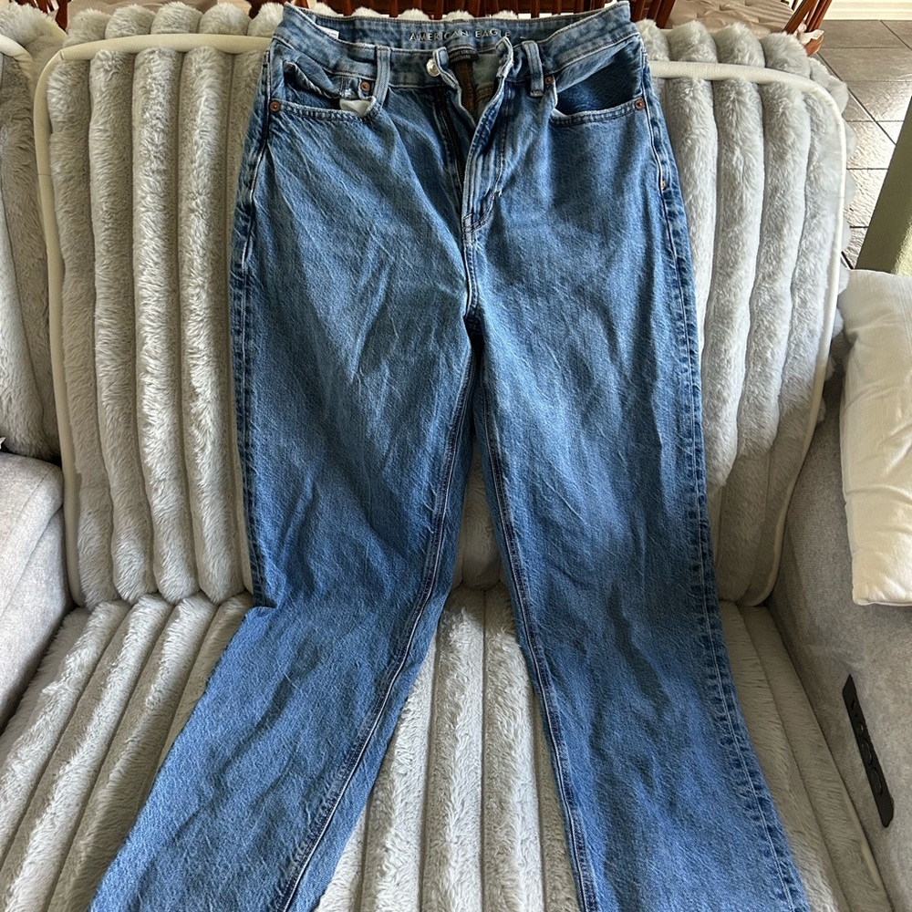 American Eagle Outfitters Blue Straight Leg Jeans